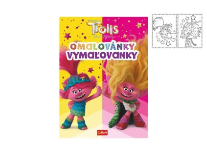 Omalovánky Trollové/Trolls 20x27,5cm