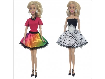 Set 10 ks oblečení na Barbie