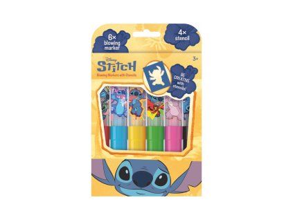 Foukací fixy 6ks Lilo & Stitch