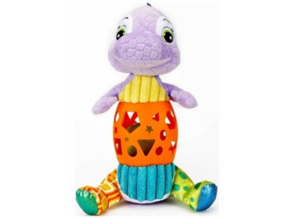 131707 232829 bali bazoo plysova hracka s chrastitkem dinosaurus bendy lila