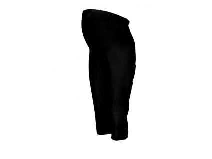 Be MaaMaa Těhotenské 3/4 kalhoty s elastickým pásem - černé (Velikost oblečení M (38))