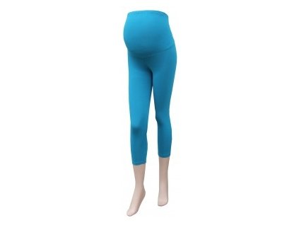Gregx Těhotenské legíny 3/4 délka - mořská/modrá, vel. XS/S (Velikosti těh moda XS/S)