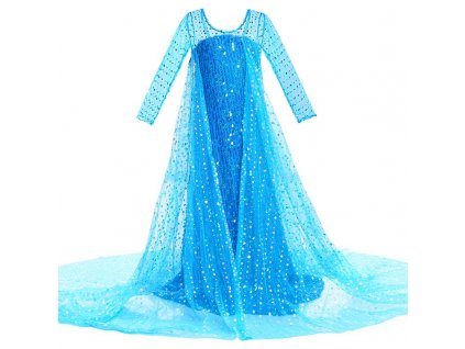 7 Girls Elsa Princess Dress Kids Flower Costume Set Snow Queen 2 Elza Children Birthday Halloween Party