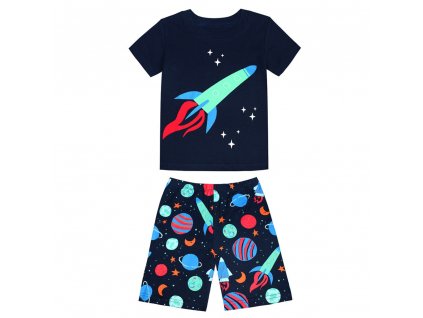 1 Children s Pajamas Summer Short sleeved tshirt shorts sports set Kids Pyjamas Boys Girls Pajamas Baby