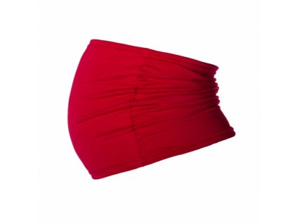 Be MaaMaa Těhotenský pás - červený, vel. S/M (Velikosti těh moda S/M)