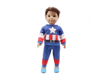 6 Doll Clothes 3Pcs Set Hat Sweater Jeans For 18 Inch American 43 Cm Born Logan Boy