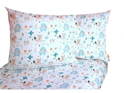 Baby Nellys 2 dílné bavlněné povlečení 140 x 200 - Forest girl (Velikost povlečení 140x200/70x80, Rozměry polštáře 70 x 80, Rozměry přikrývky 140 x 200)