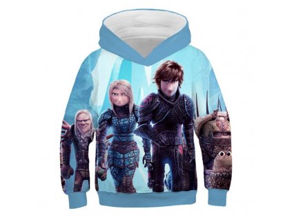 10 Autumn Cartoon How to Train Your Dragon Boys girl Sweatshirts Kids Hoodies 3D Printed Children Long