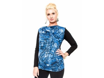 Těhotenské triko/halenka Be MaaMaa - ZINA, vel. S/M (Velikosti těh moda S/M)