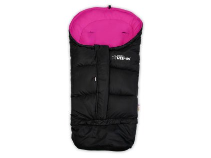 rostouci fleecovy fusak combi lux baby nellys cerna tm ruzova