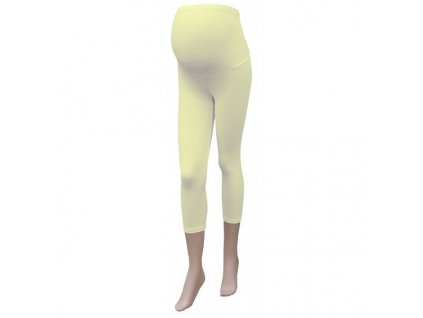 Gregx Těhotenské legíny 3/4 délka - ecru, vel. XS/S (Velikosti těh moda XS/S)