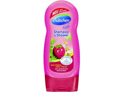 Bübchen dětský šampón a sprchový gel Malina -  230ml