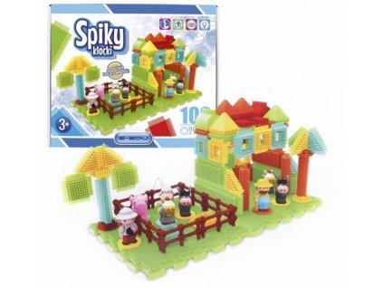 127071 222609 plastove kosticky spiky farma 100 dilku