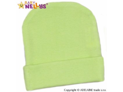 Baby Nellys Novorozenecká čepička - zelená (Velikost koj oblečení 48 (0+))