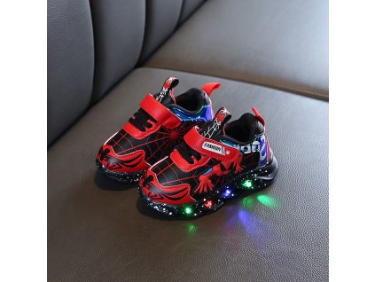 0 2020 Boys Glowing Light Sneakers Spring and Autumn Fashion Children Sport Shoes Luminous Baby Cartoon Causal