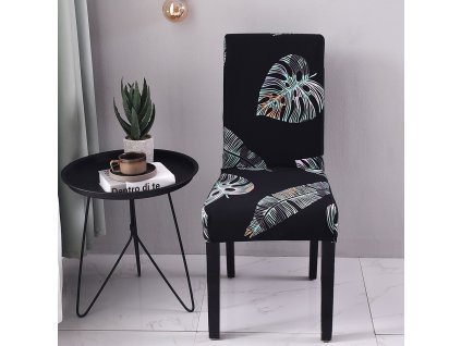 9 Spandex Elastic Printing Dining Chair Slipcover Modern Removable Anti dirty Kitchen Seater Case Stretch Chair Cover