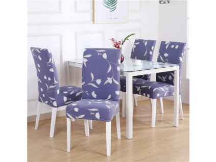 11 Dining Chair Cover Spandex Elastic Pastoral Print Modern Slipcovers Furniture Cover Kitchen Wedding housse de chaise