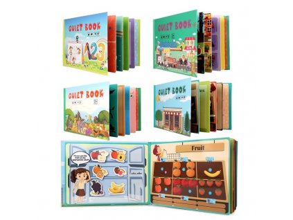 Montessori hračky - Moje první vzdělávací kniha