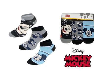 SADA 3 KS PONOŽKY MICKEY (Velikost 23-26)