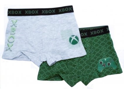 DUOPACK BOXERKY XBOX, šedé a tmavě zelené