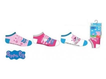SADA 3 KS PONOŽKY PEPPA PIG (Velikost 23-26)