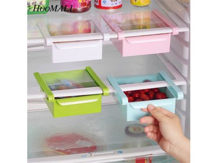 Hoomall Refrigerator Storage Box Kitchen Food Container Fresh Spacer Layer Storage Rack Pull out Drawer Fresh 13