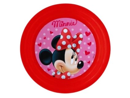 3D PLASTOVÝ TALÍŘ MINNIE (Velikost uni)