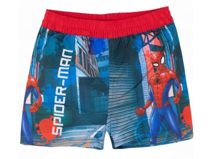 Chlapecké ŠORTKOPLAVKY SPIDERMAN, červený lem