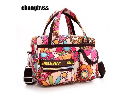 Color Flower Pattern Mini Women Travel Shoulder Bag Mommy Maternity Bag Baby Diaper Nappy Changing Bags 66