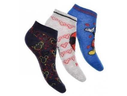 SADA 3 KS PONOŽKY MICKEY (Velikost 27-30)