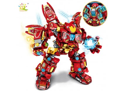 HUIQIBAO 820PCS City War Super Armor Robot Building Blocks Military Warrior Mecha Figures Weapon Bricks Toys.jpg Q90.jpg