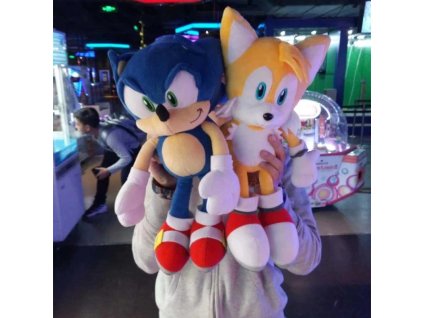 Plyšáci Sonic a Miles Prower, 40 cm