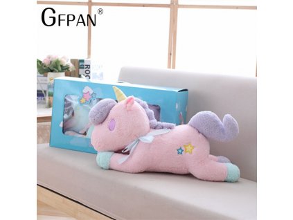 1PC 55cm Kawaii Toy Light Colorful Unicorn Plush Toy Stuffed Luminous Horse Home Furnishing Decoration Best 4
