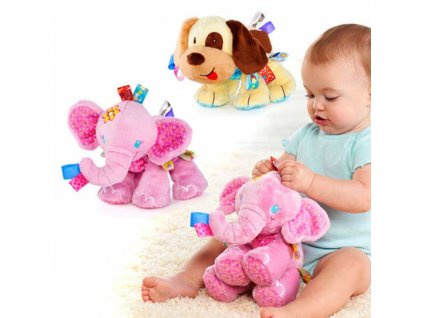 New Cute Plush Baby Toy Baby Toys Elephant Dog Plush Toys Infant Appease Dolls 1