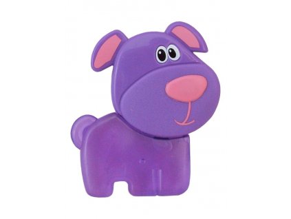 Chladící kousátko Baby Mix Pejsek fialové (Barva Fialová)