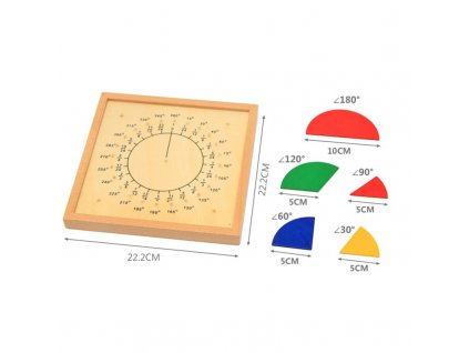 Educational Math Toys Montessori Toys For Toddler Preschool Wooden Circular Montessori Math Materials Teaching Aids UA2766H 1