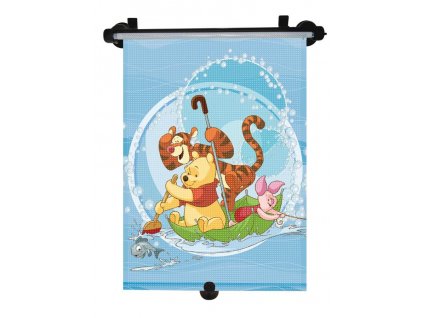 Sluneční roleta do auta Disney Winnie the Pooh (Barva Modrá)