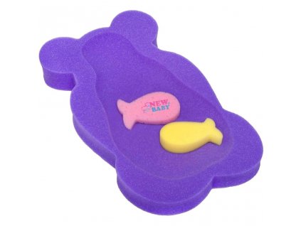 Pěnová podložka maxi New Baby medvěd fialová (Barva Fialová)