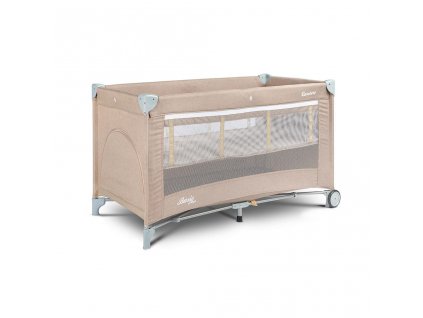 Cestovní postýlka CARETERO Basic Plus beige (Barva Béžová)