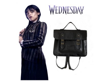 Retro školní aktovka - batůžek Wednesday Addams