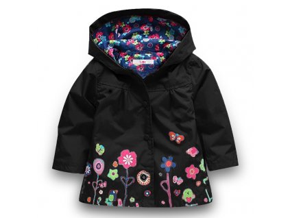 Baby Girls Jacket 2018 Autumn Winter Jackets For Girls Windbreaker Boys Kids Outerwear Coats For Girls Black