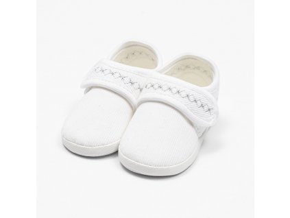 Kojenecké capáčky New Baby bílá 3-6 m (Barva Bílá, Velikost 3- 6 m)