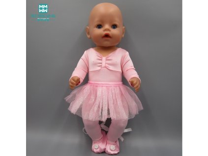 Doll Clothes fits 45cm american girl and Baby Born Zapf Doll fashion Ballet princess dress evening 1