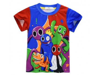 Dětské tričko Roblox Rainbow Friends 3D potisk (B)