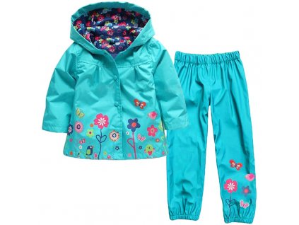 Girls Clothing Raincoat Sets Autumn Girls Clothes Set Hoodie Jackets Pants Kids Clothes Sport Suit Children 1