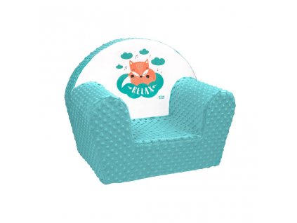 Dětské křeslo z Minky New Baby Liška mátové (Barva Dle obrázku)