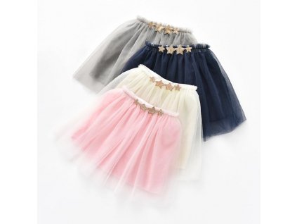 Tutus Skirt for Baby Girls Pettiskirt meisjes para falda tutu bebe applique Sequin Stars 3 Layers 1