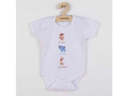 Body s potiskem New Baby ...Krásný Den (Barva Dle obrázku, Velikost 50)