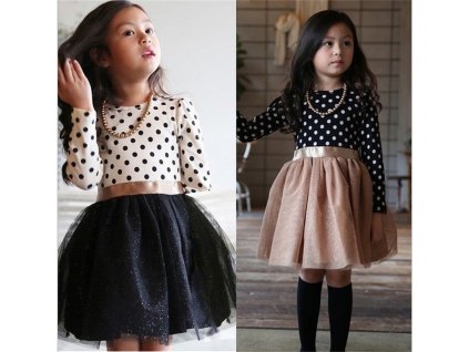 Spring Autumn Long Sleeves Children Girl Clothes Casual School Dress for Girls mini Tutu Dress Kids 1