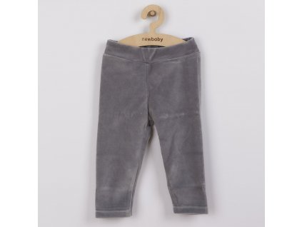 Kojenecké semiškové legíny New Baby Leggings (Barva Šedá, Velikost 56 (0-3m))
